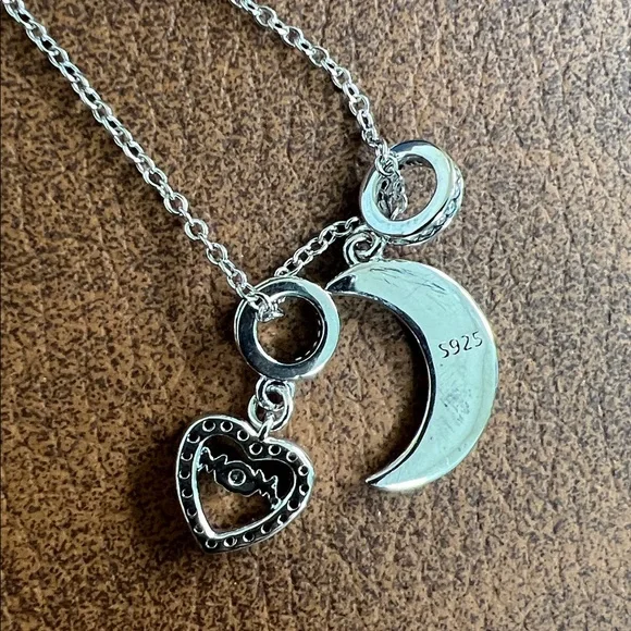 🪅Gona .925 Sterling Silver Mom necklace 16” adjustable new - Picture 6 of 6